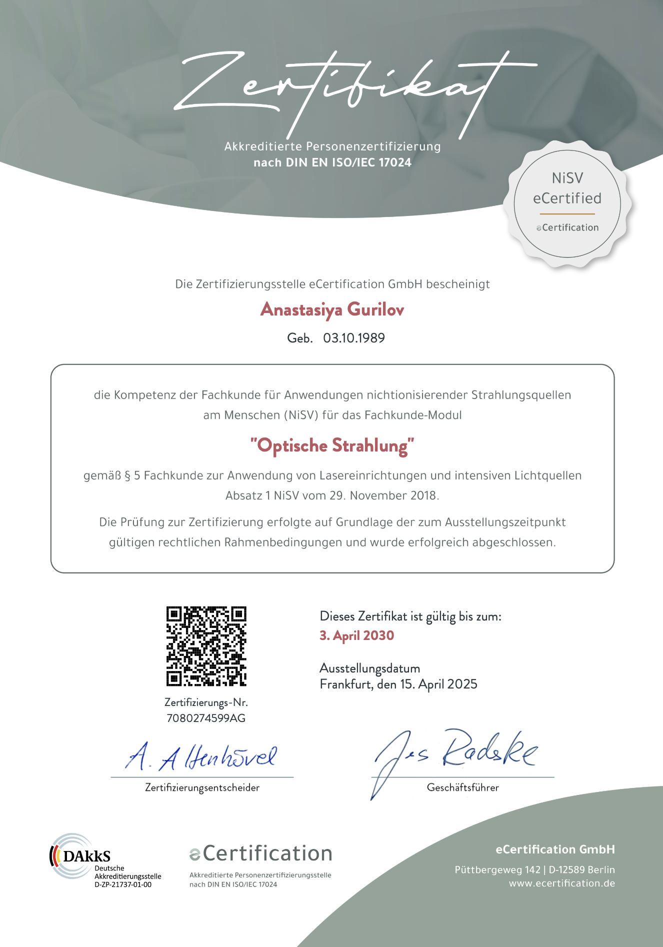 Optische Strahlung